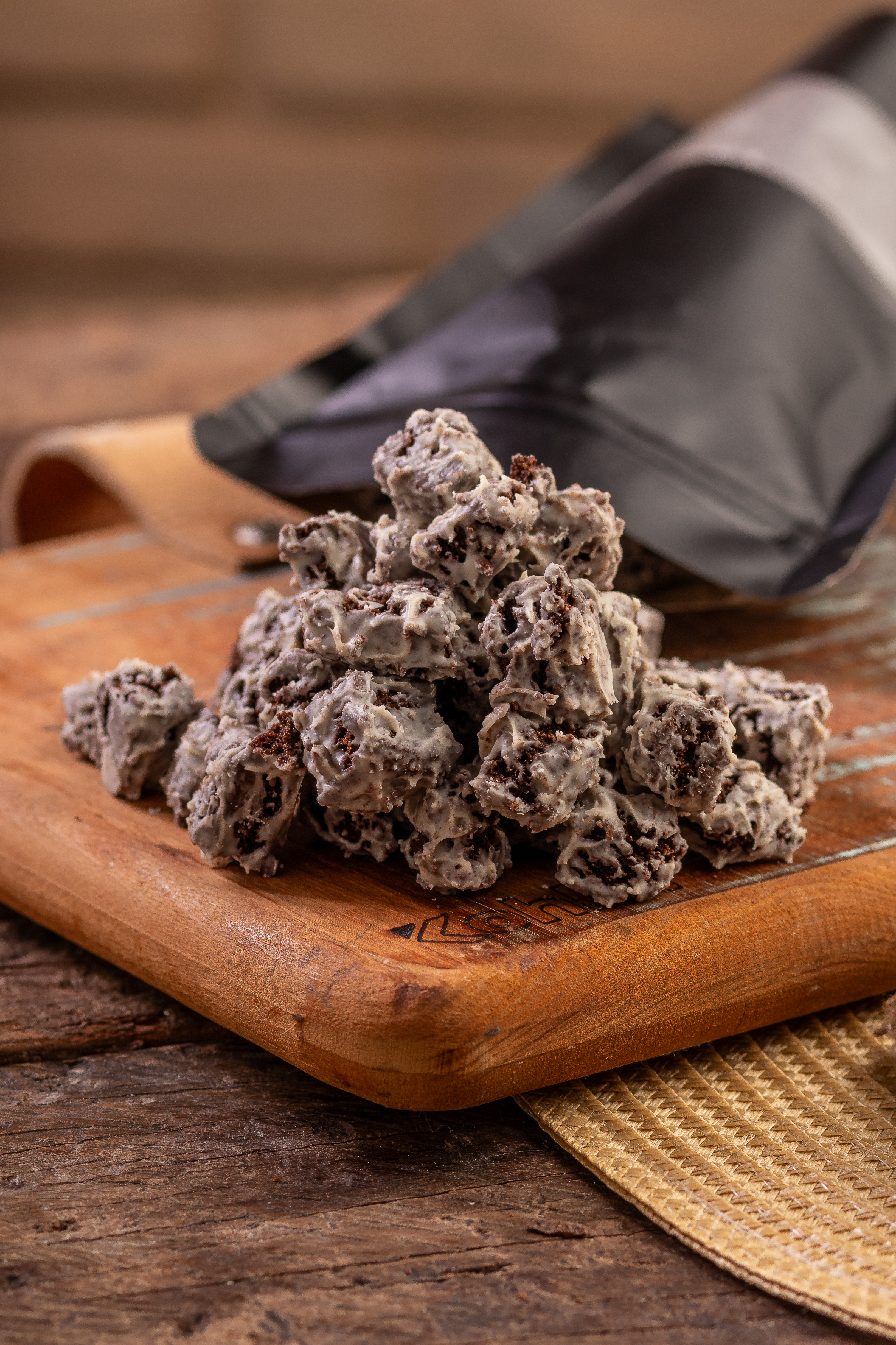 Brownie Bites de chocolate branco