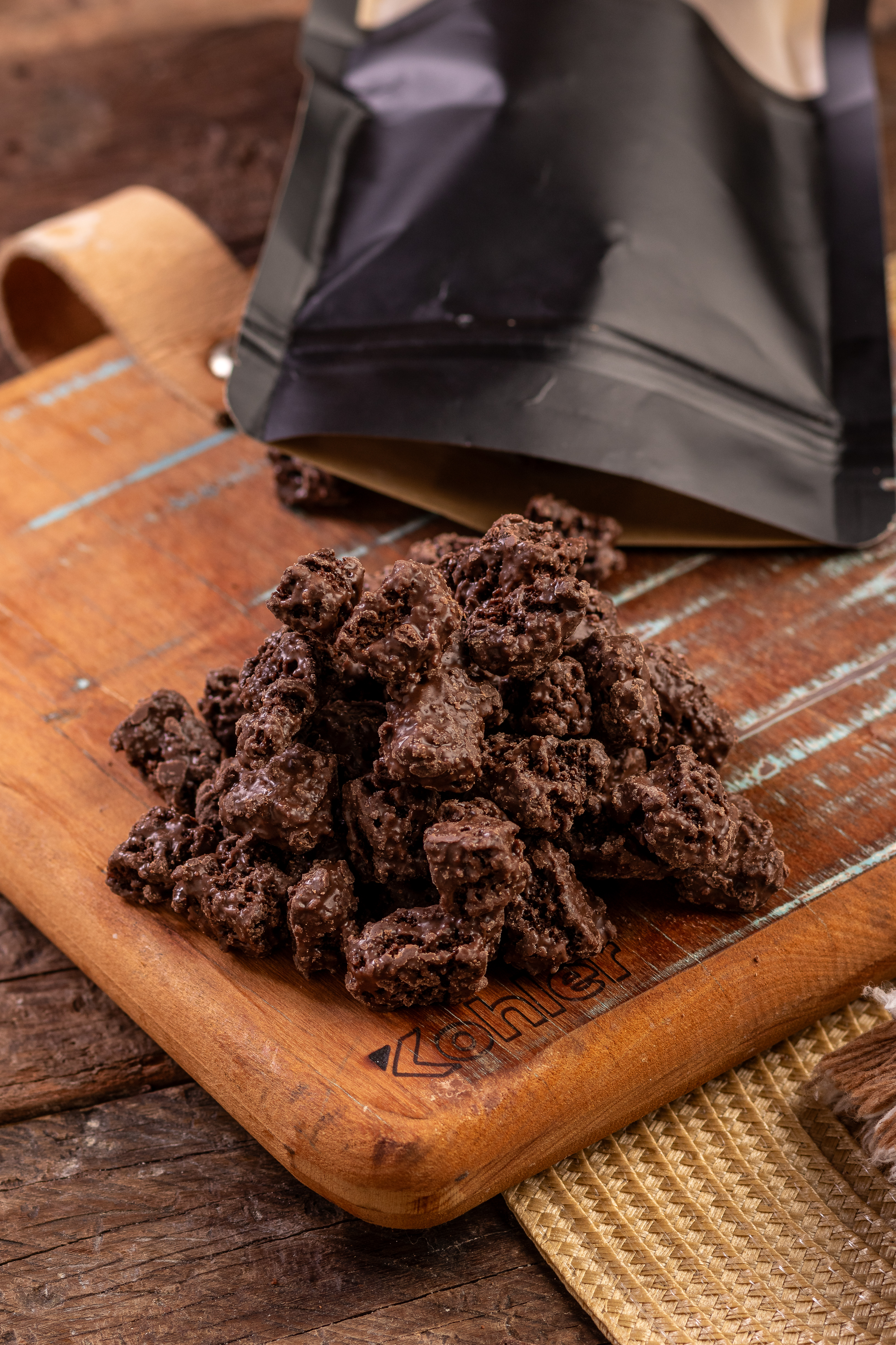 Brownie Bites de chocolate meio amargo