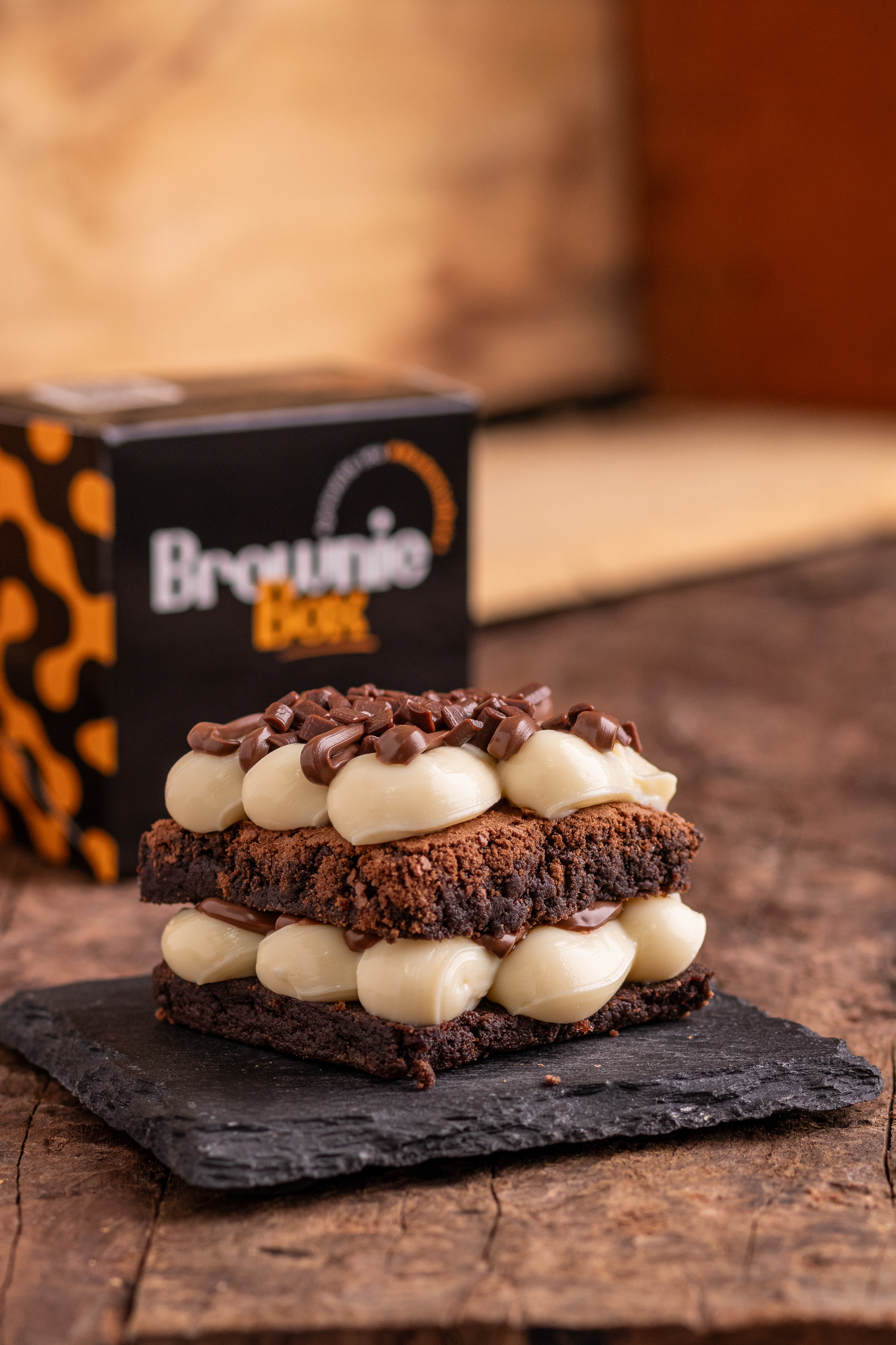 Brownie Box Ninho com Nutella