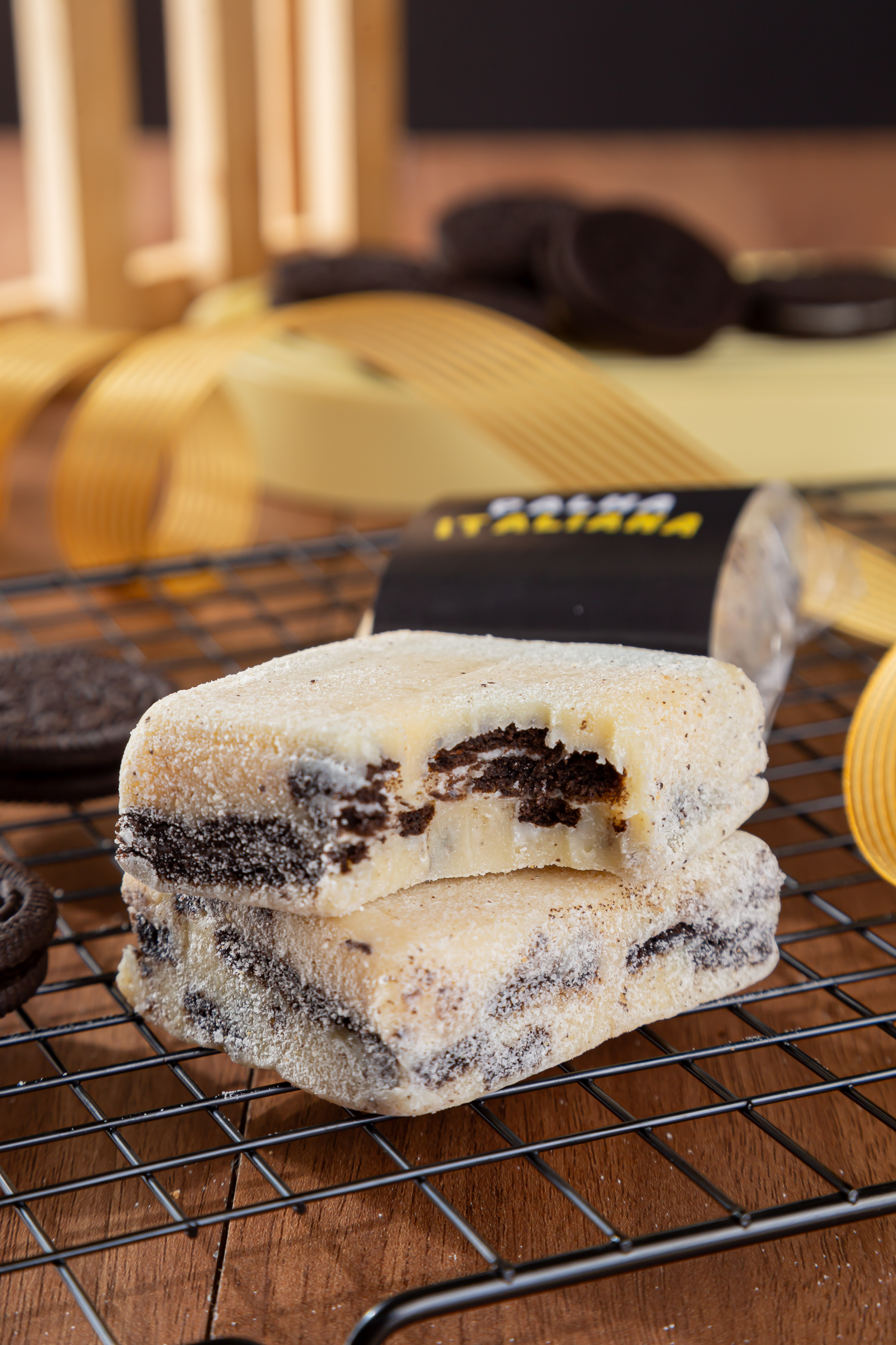 Palha Italiana de Leite Ninho com Oreo